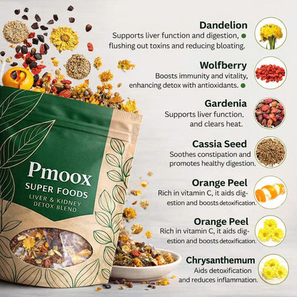 Herbal Detox Tea – Liver & Kidney PMOOX Liver